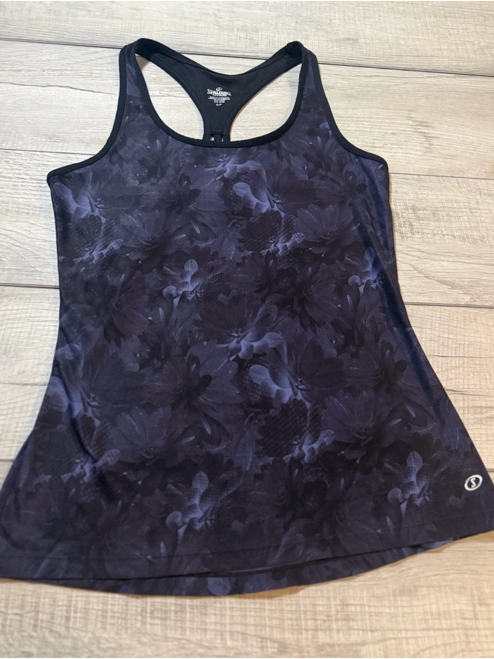 Floral Racerback Tank Top Women Small